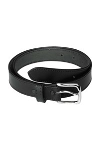 Men's Leather Belt - black