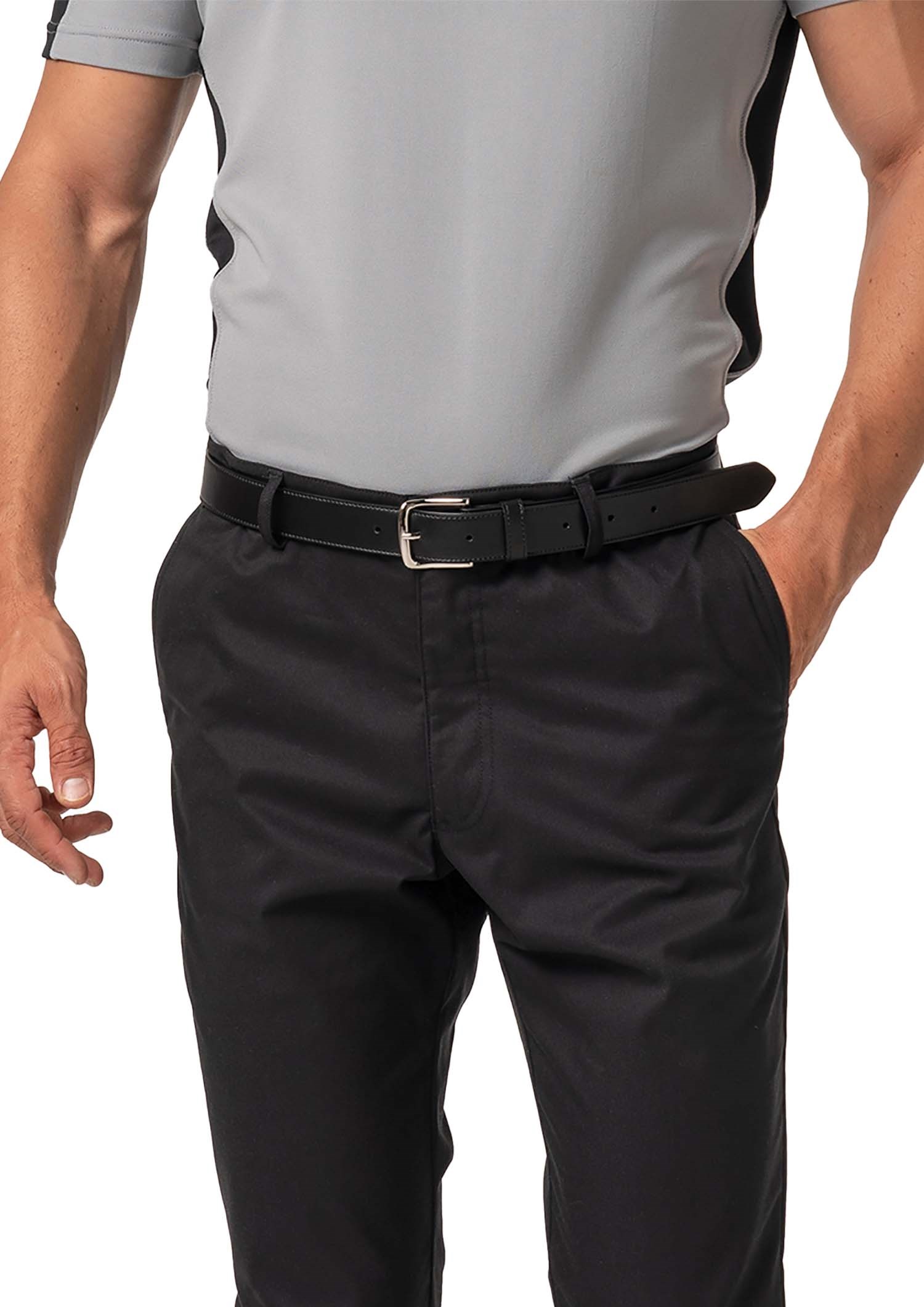 Men's Leather Belt - black