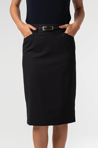 Women's Leather Belt - black