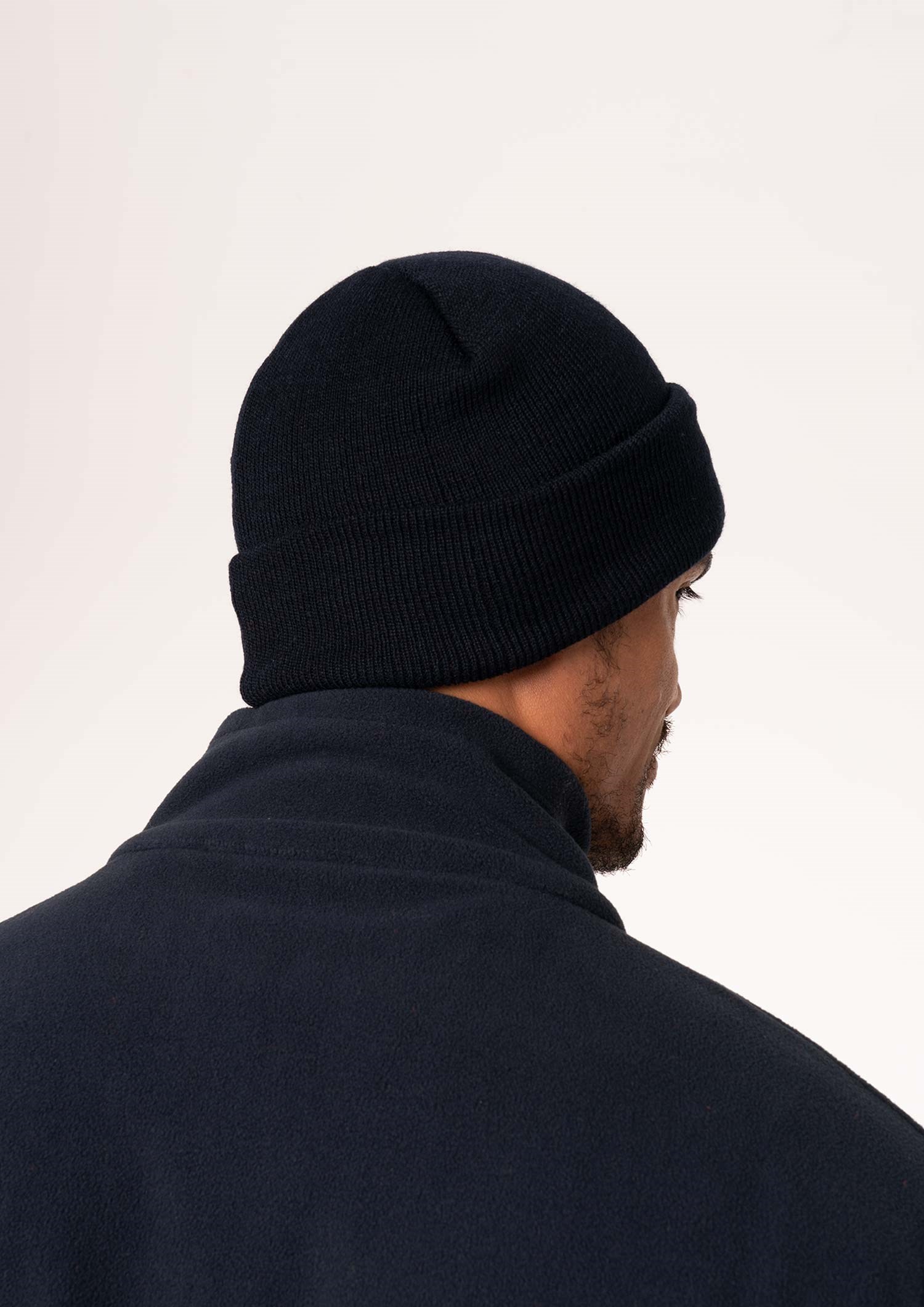 Fold Cuff Beanie - navy