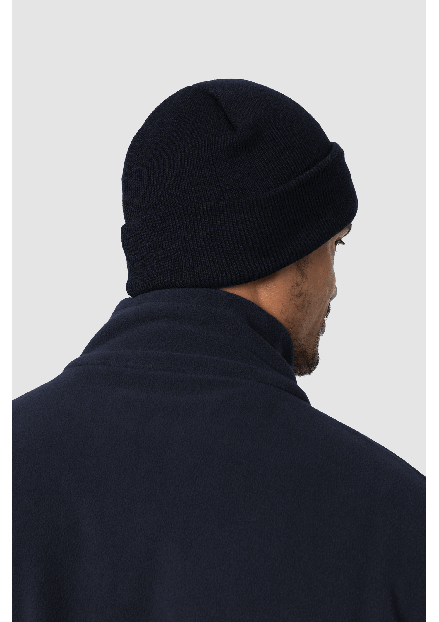 Fold Cuff Beanie - navy