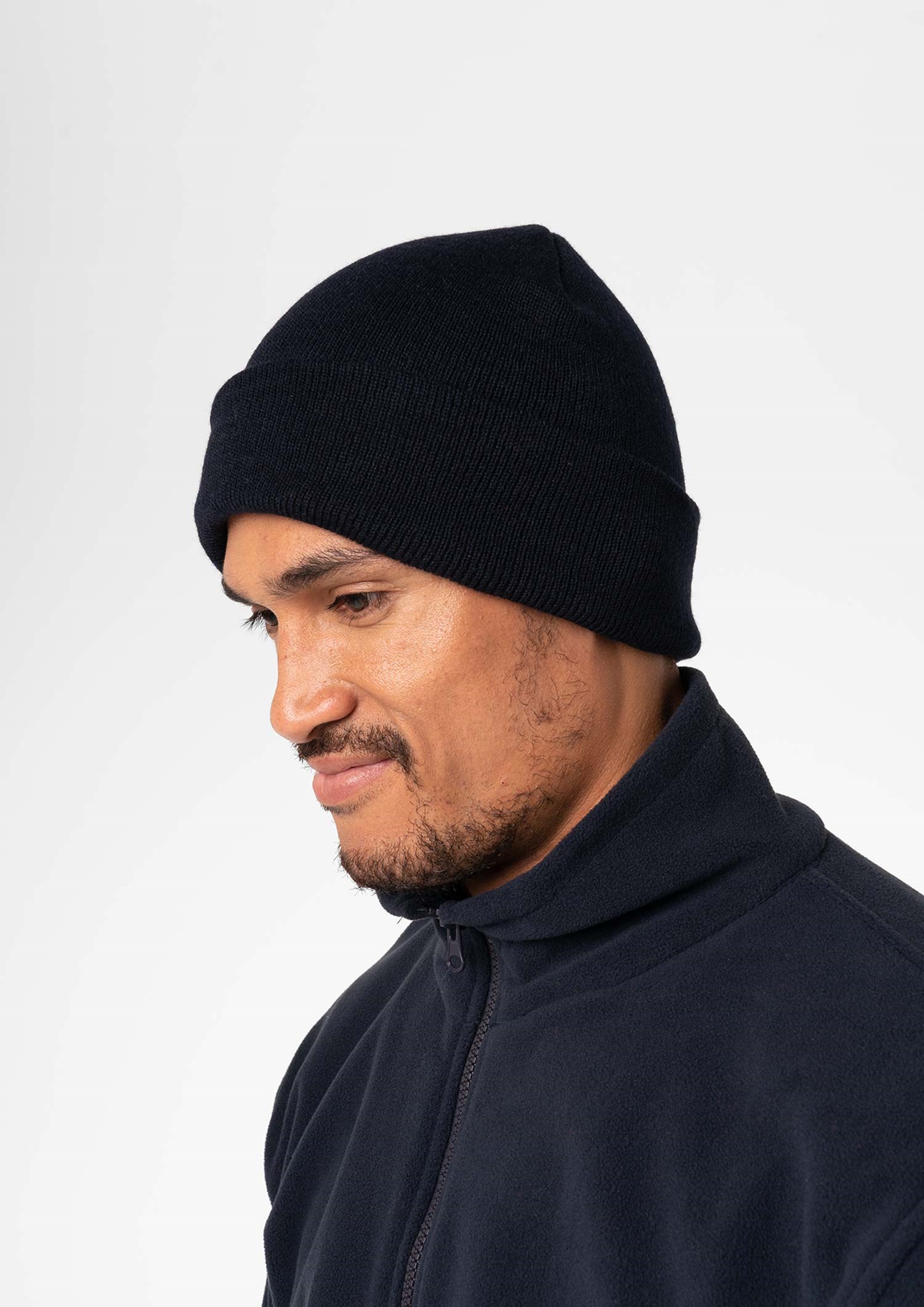 Fold Cuff Beanie - navy
