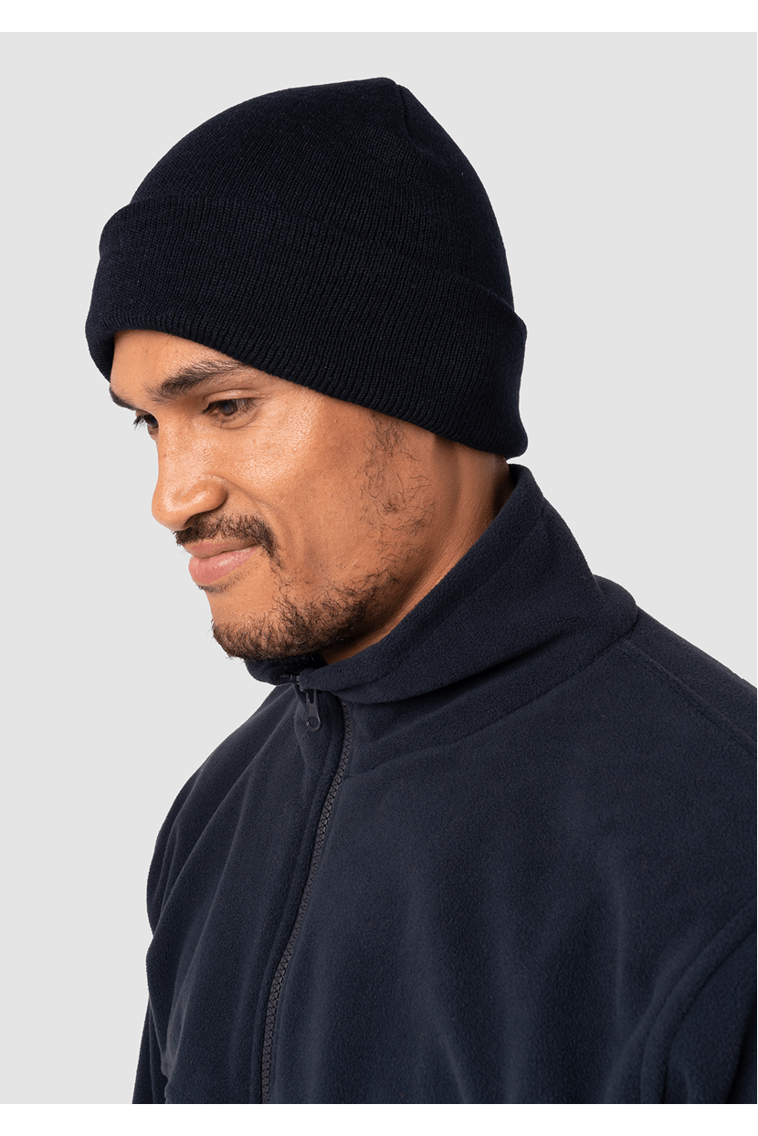 Fold Cuff Beanie - navy