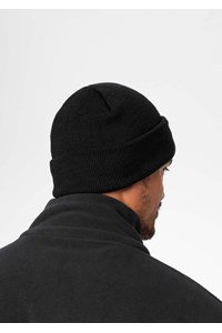 Fold Cuff Beanie - black