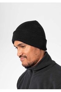 Fold Cuff Beanie - black