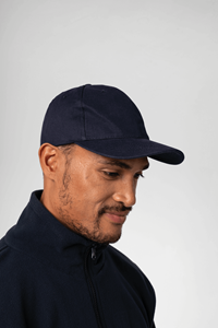 Brushed Cotton Cap - navy