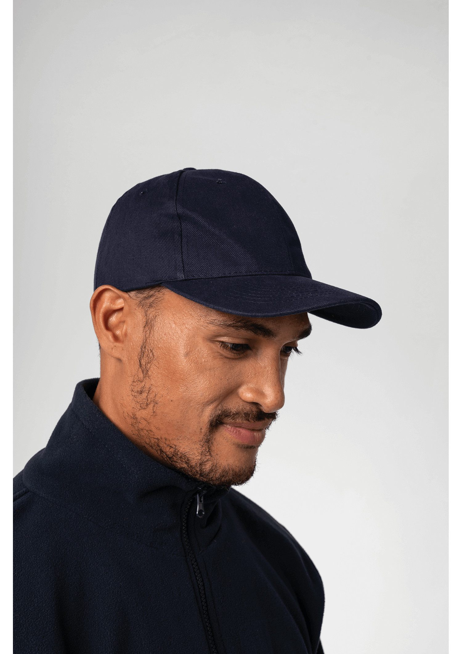 Brushed Cotton Cap - navy