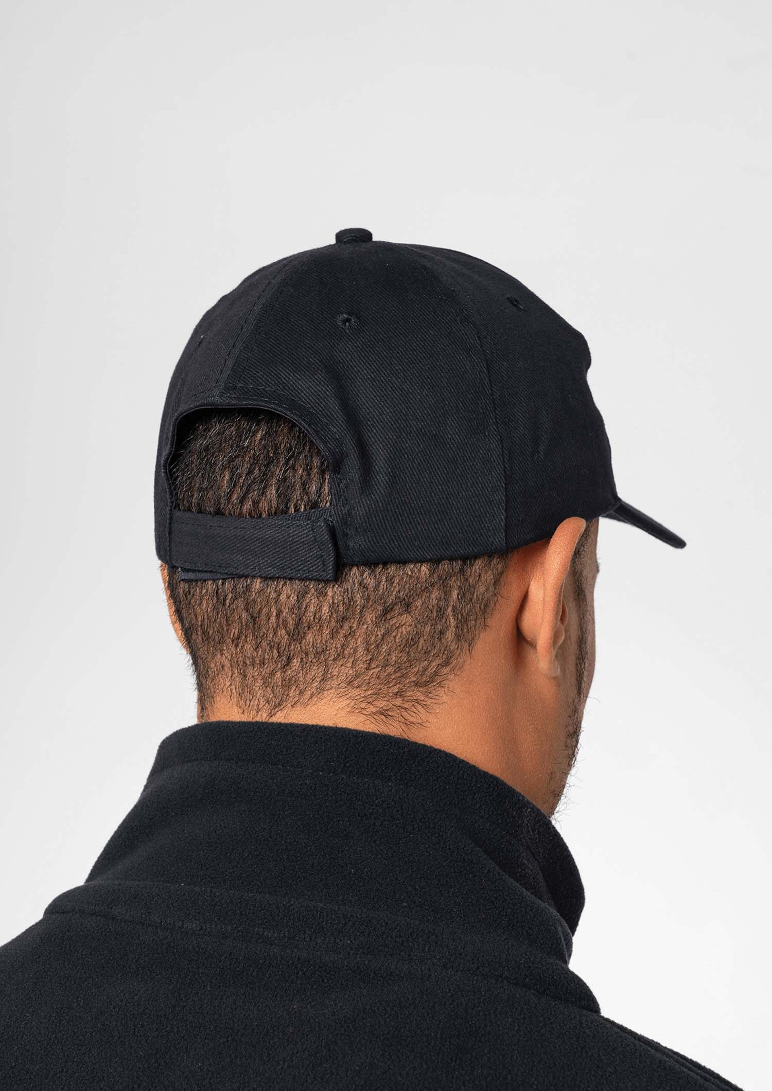 Brushed Cotton Cap - black