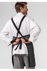 Reversible Cross Back Apron - black