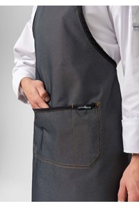 Reversible Cross Back Apron - black
