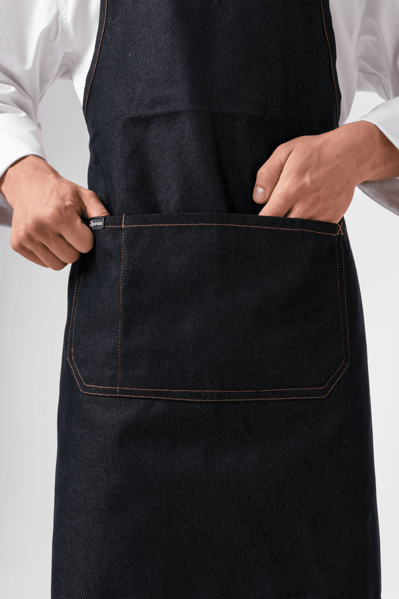 Reversible Cross Back Apron - black