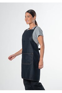Reversible Cross Back Apron - black