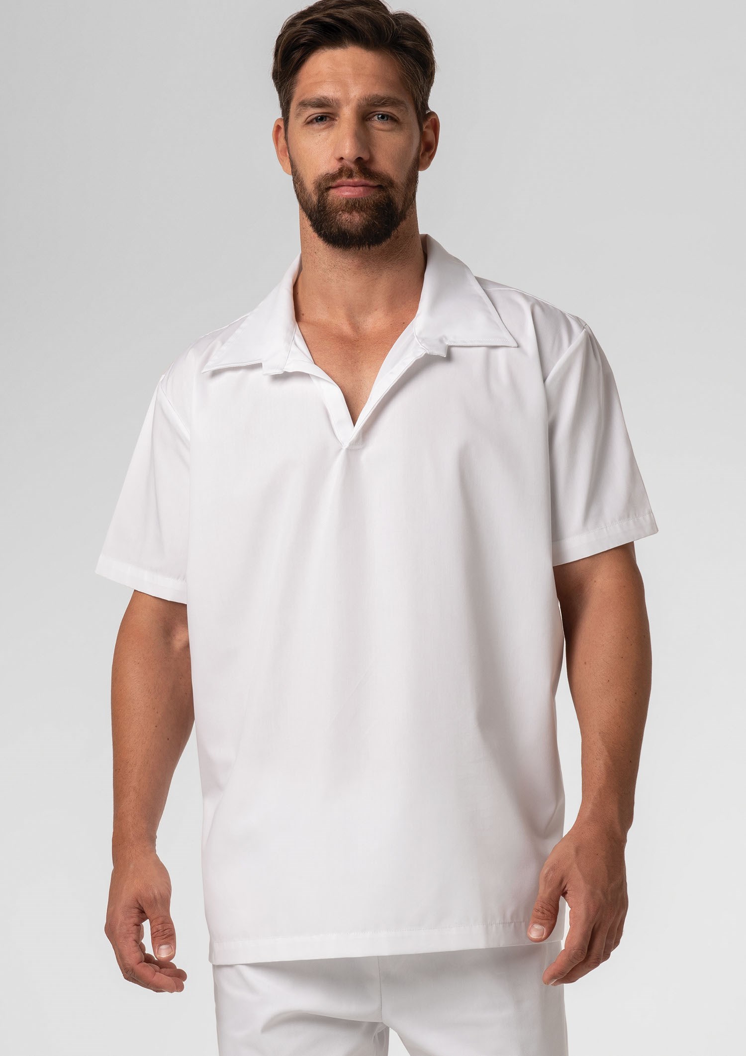 Food S/S Jerkin - white