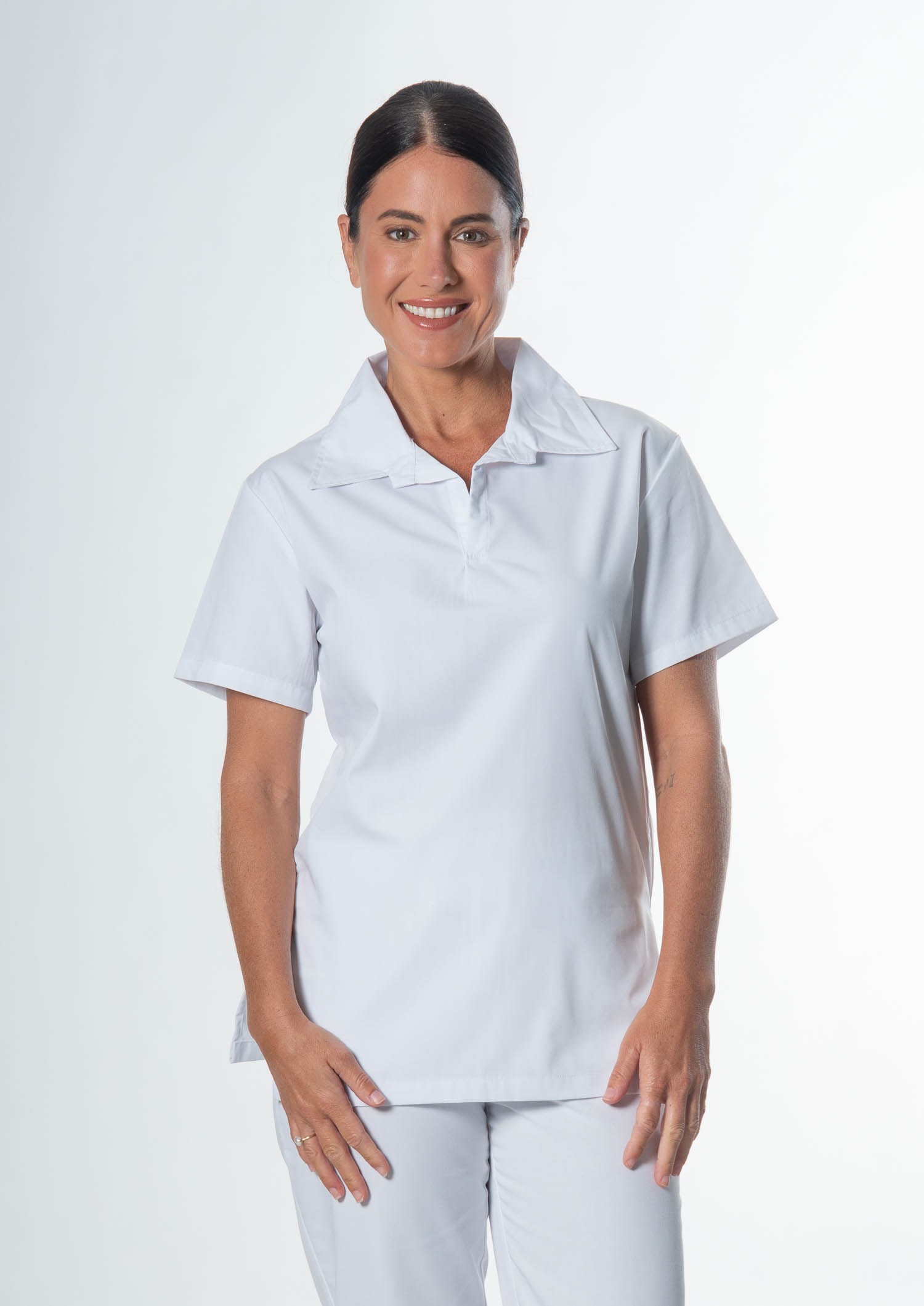 Food S/S Jerkin - white