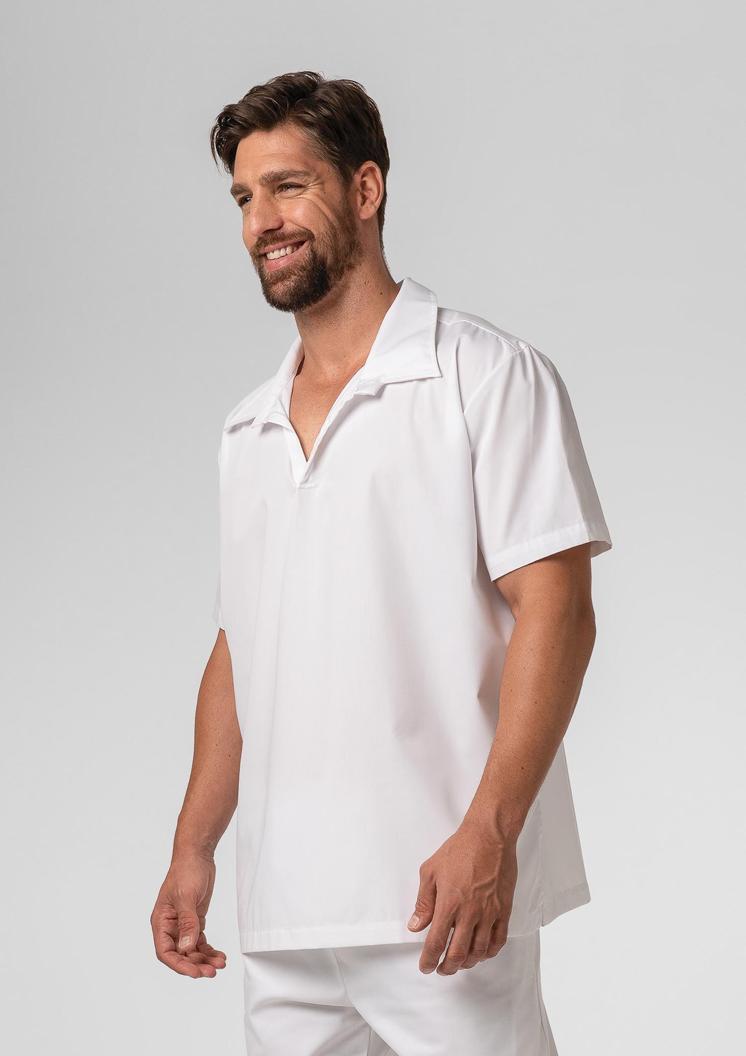 Food S/S Jerkin - white