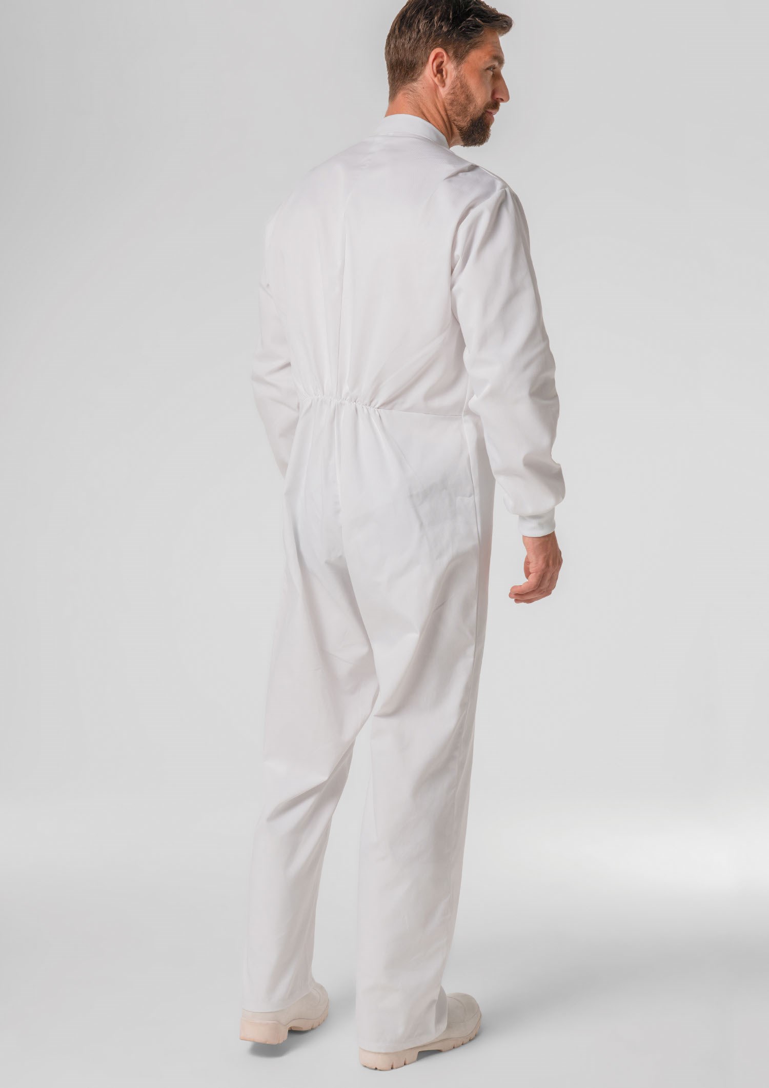 Food Men's Zip Overall - white