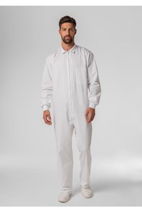 Food Men's Zip Overall - white
