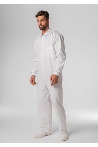 Food Men's Zip Overall - white