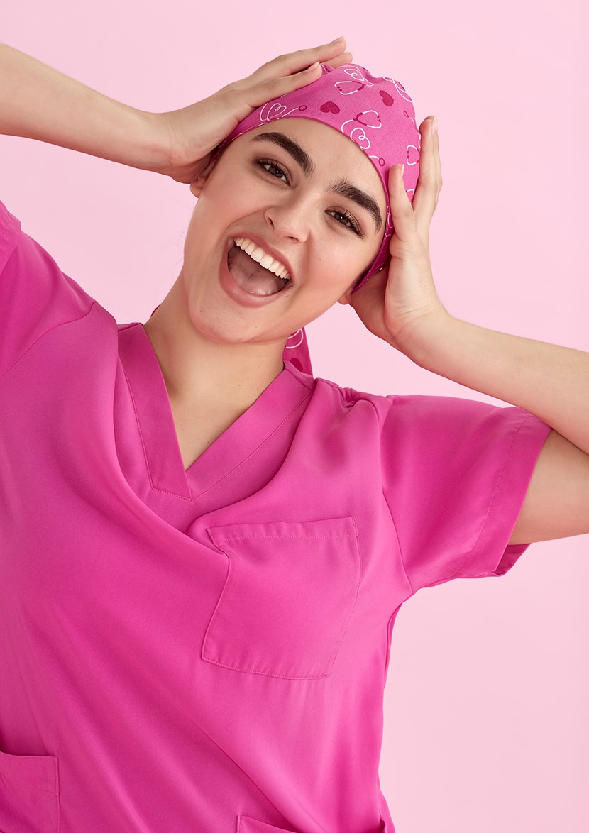 Printed Unisex Scrub Cap