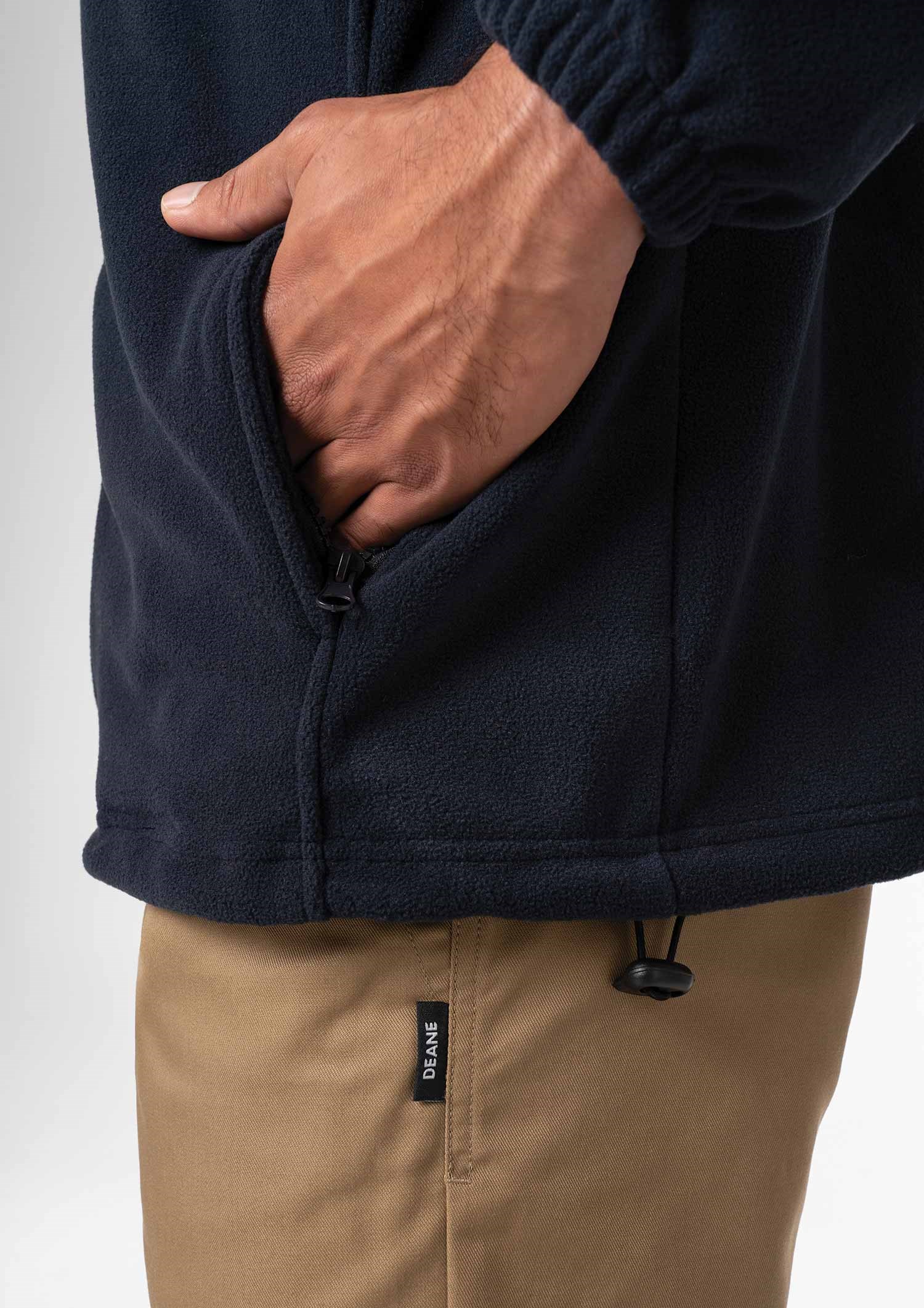 Micro Fleece Men's Jacket - navy