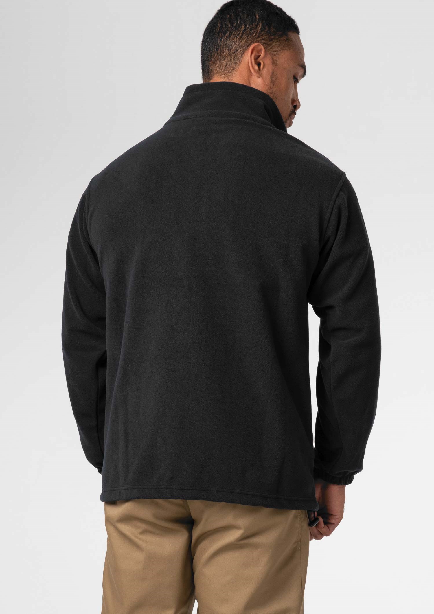 Micro Fleece Men's Jacket - black