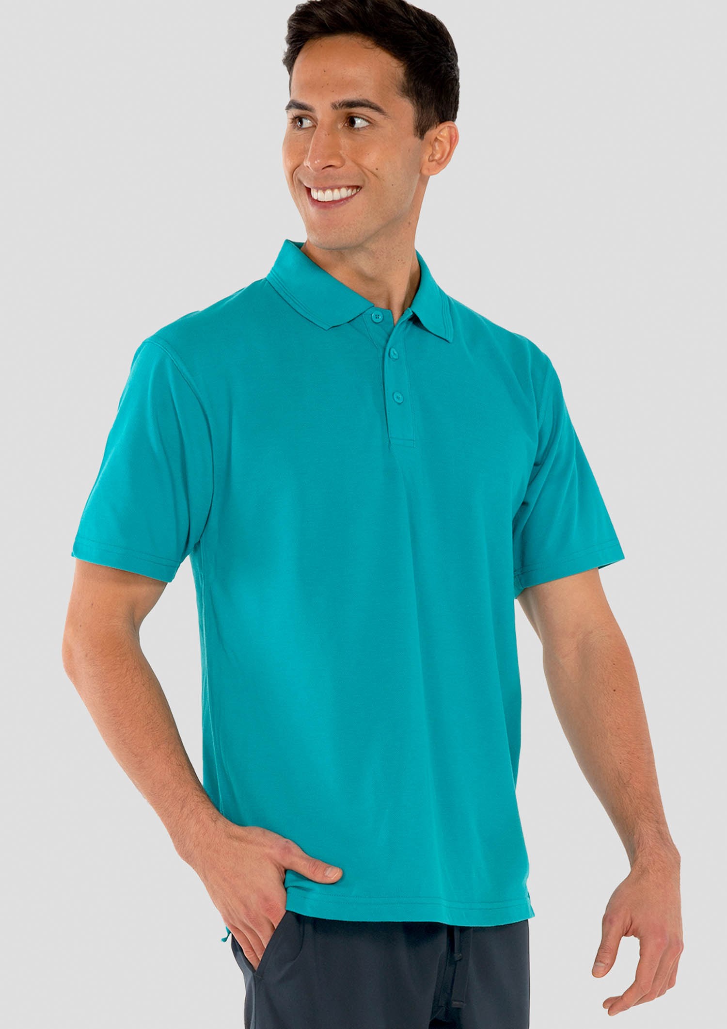 Signature Men's Polo - jade