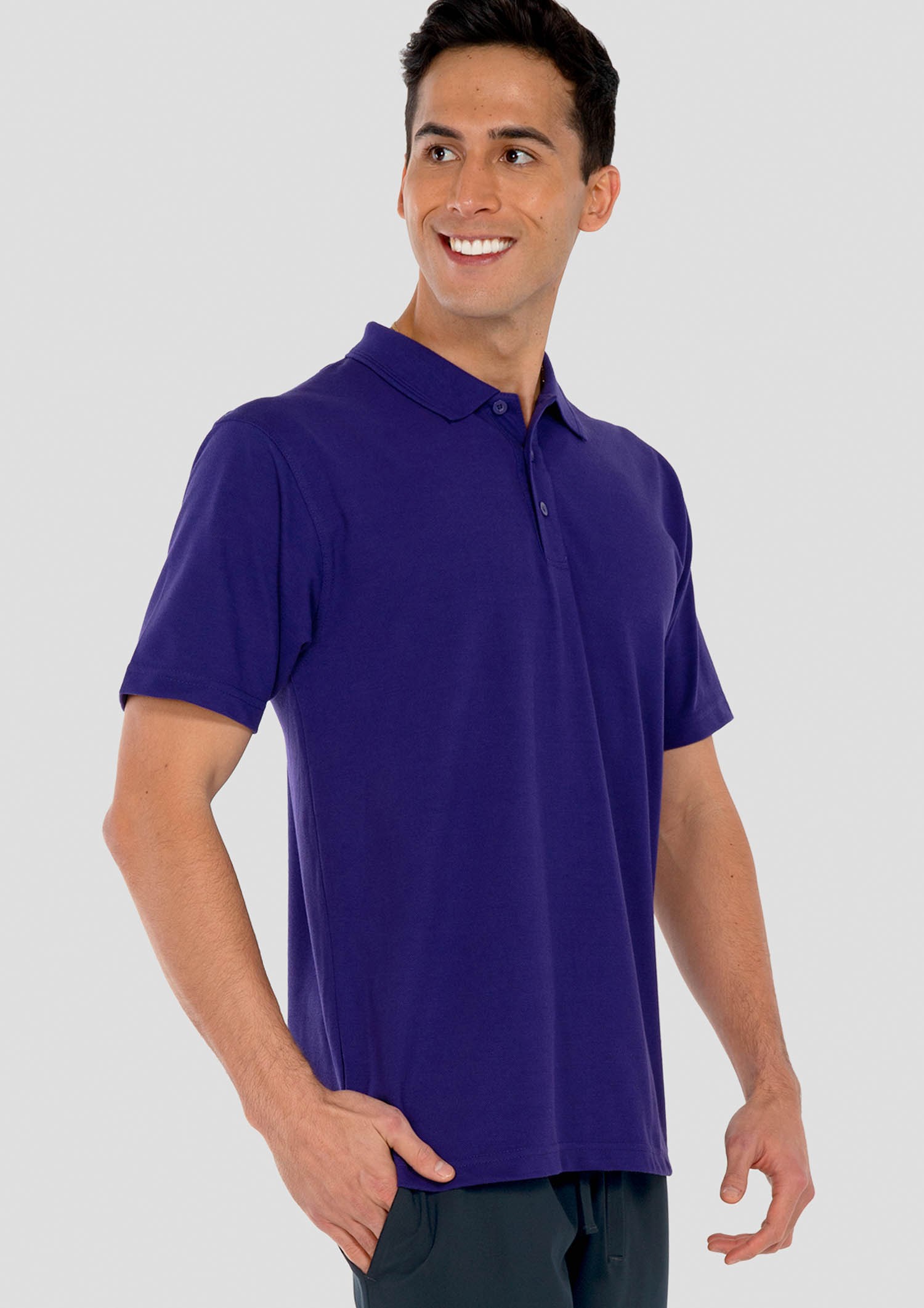 Signature Men's Polo - purple