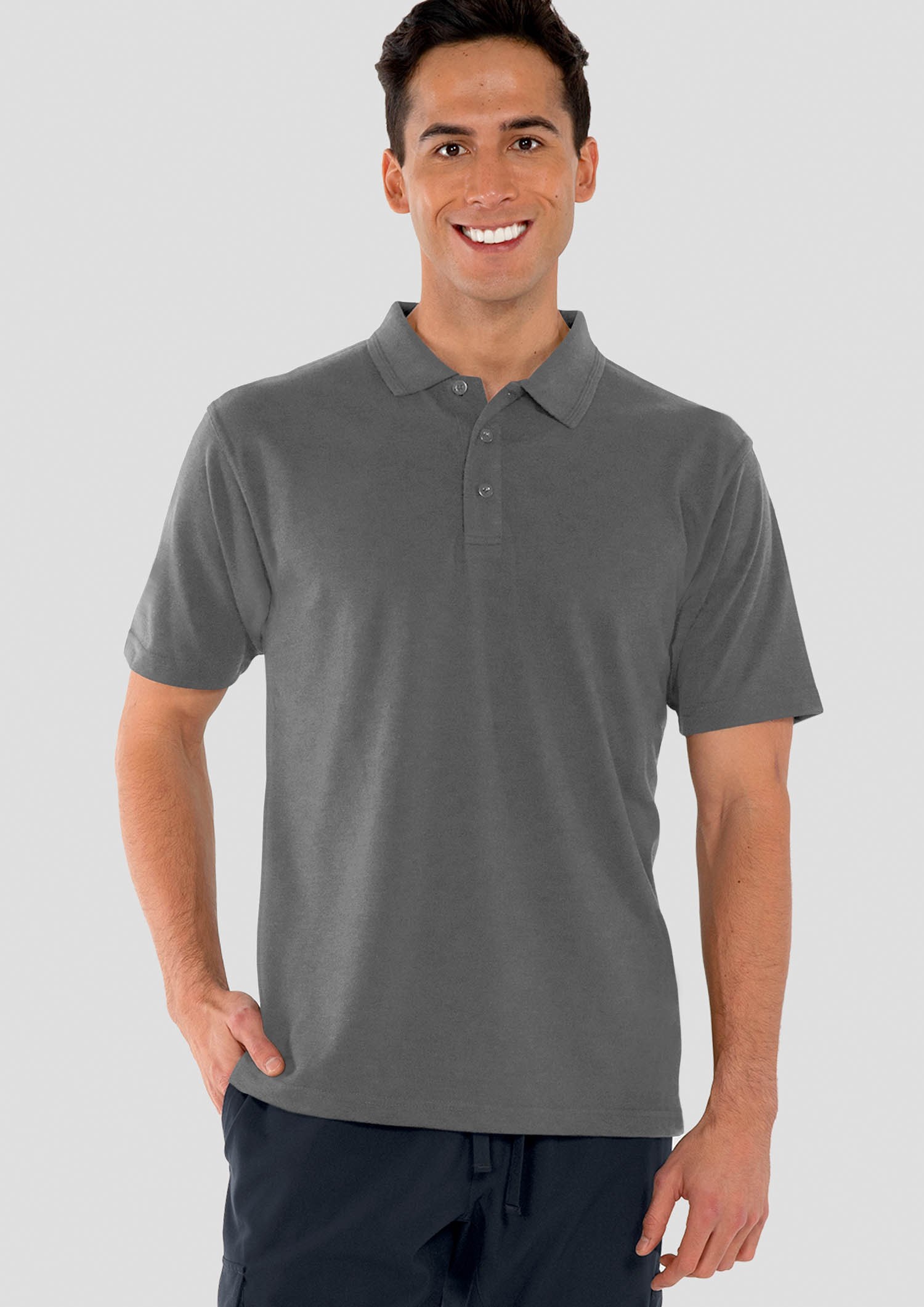 Signature Men's Polo - grey