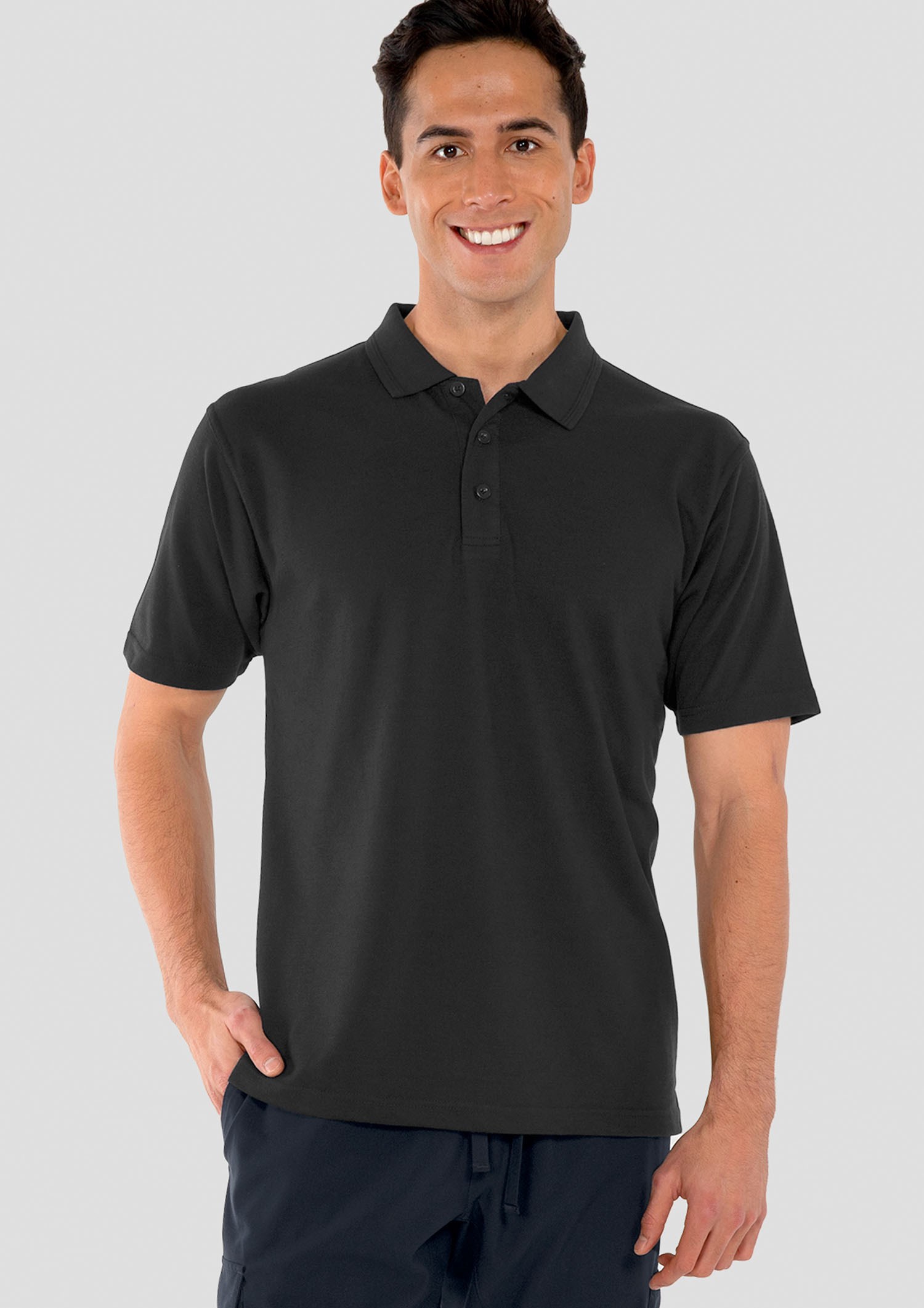 Signature Men's Polo - black