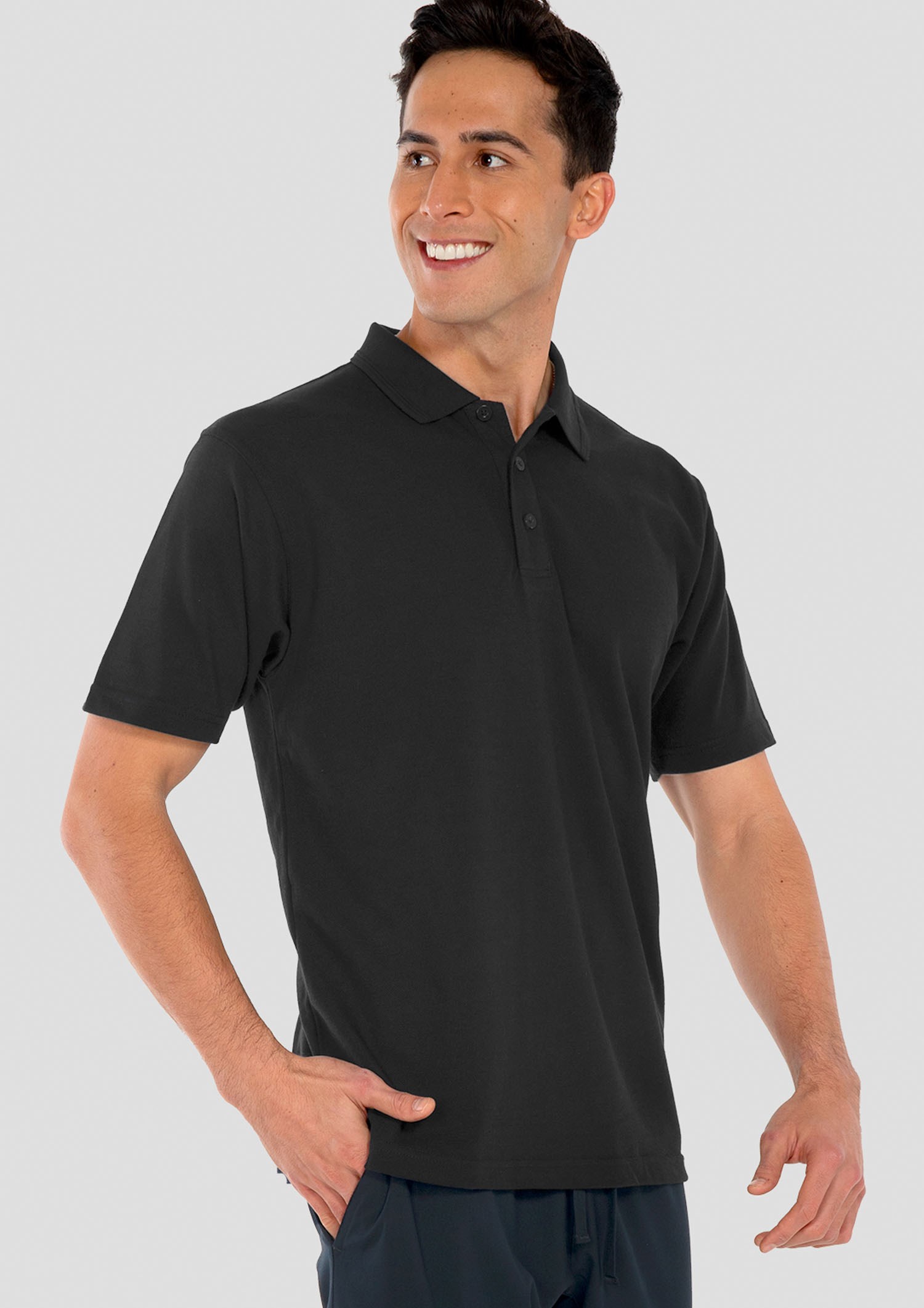 Signature Men's Polo - black