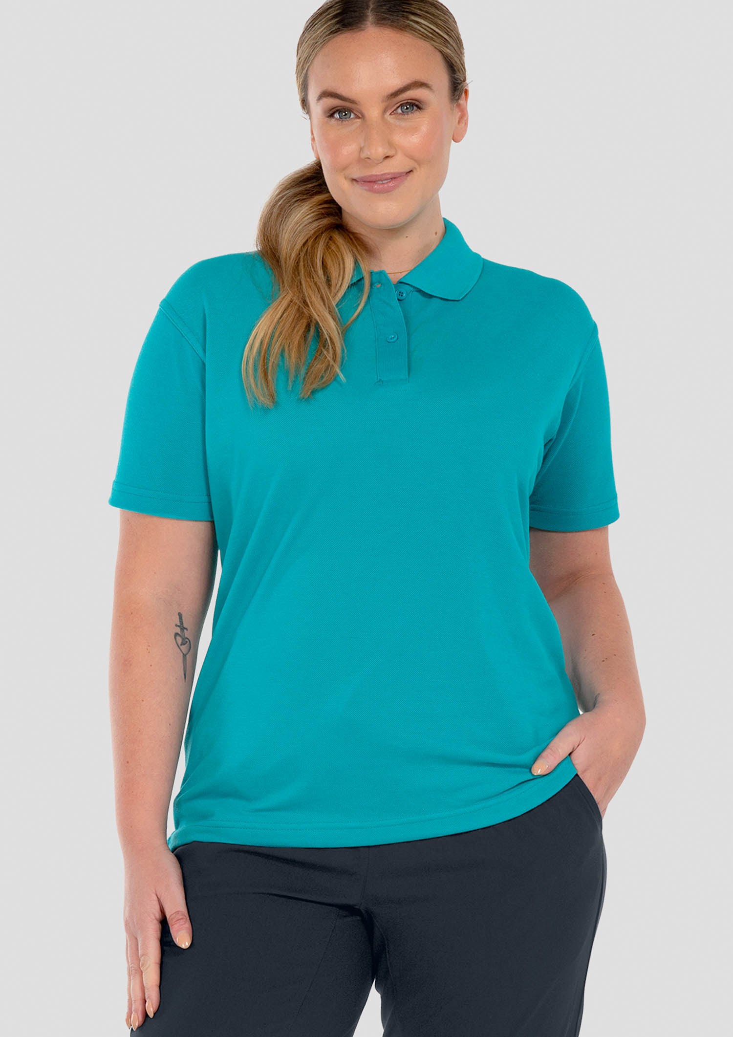 Signature Women's Polo - jade