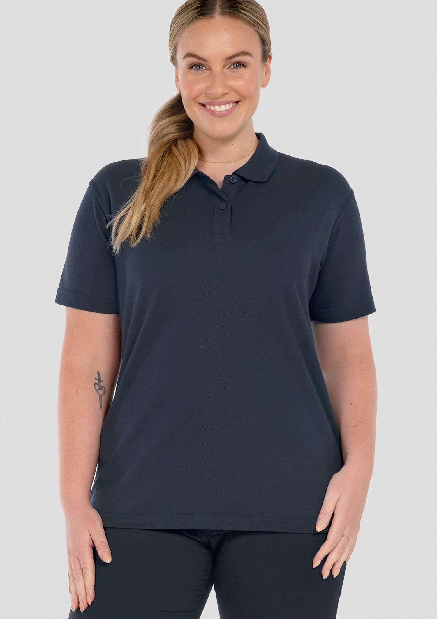 Signature Women's Polo - navy