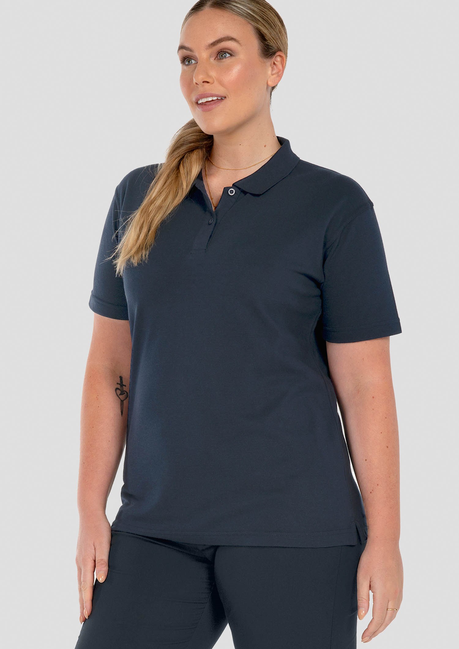 Signature Women's Polo - navy