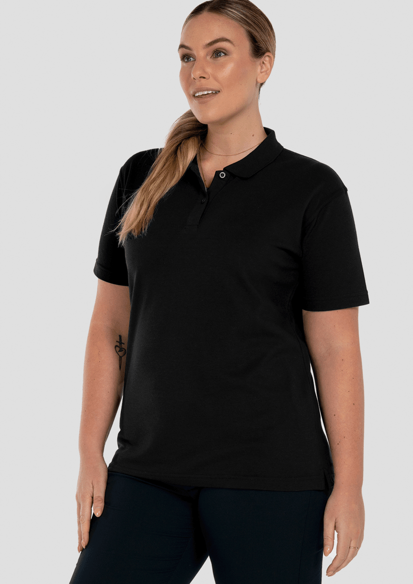 Signature Women's Polo - black