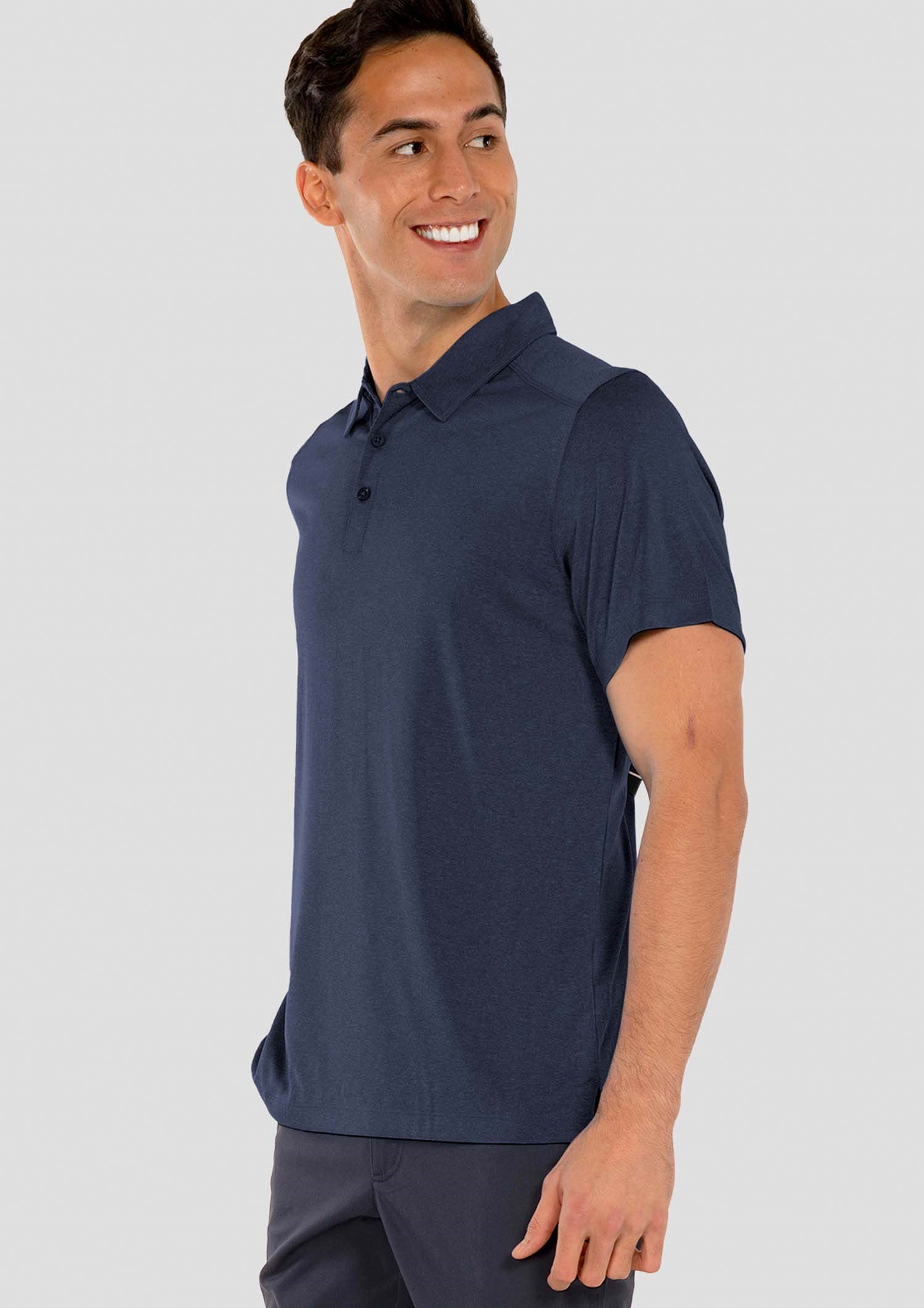 Aero Men's Polo - navy