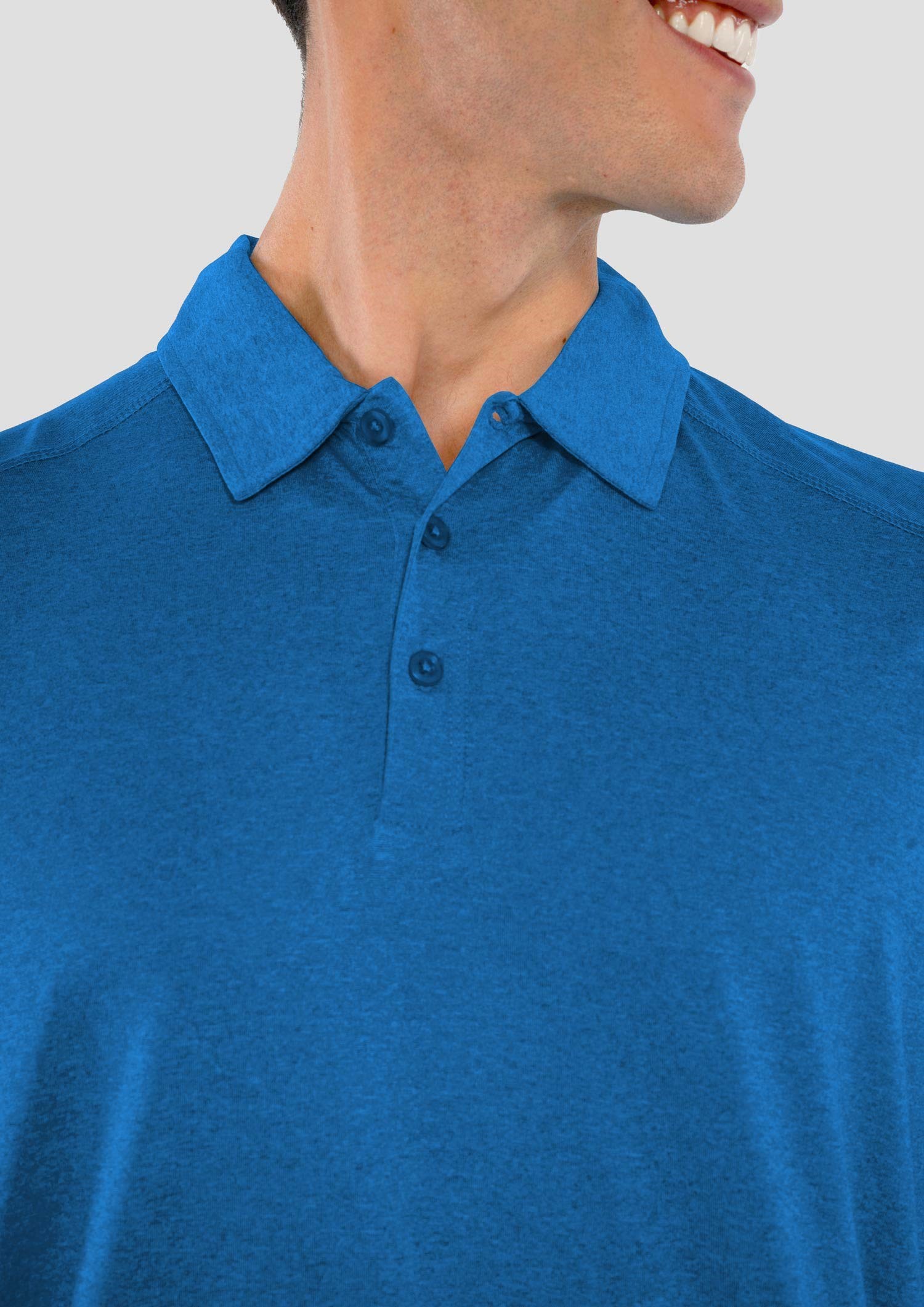 Aero Men's Polo - electric blue