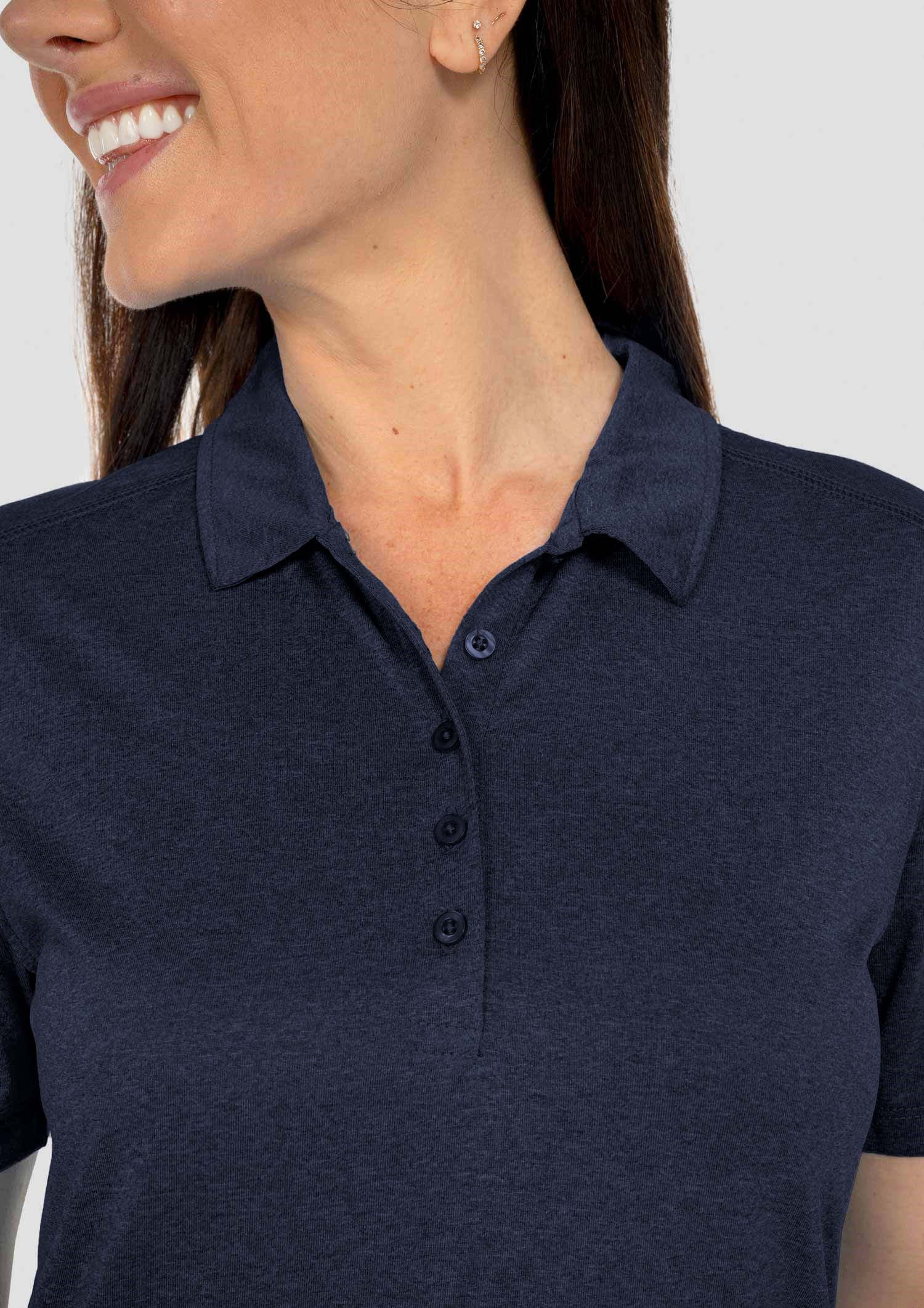 Aero Women's Polo - navy