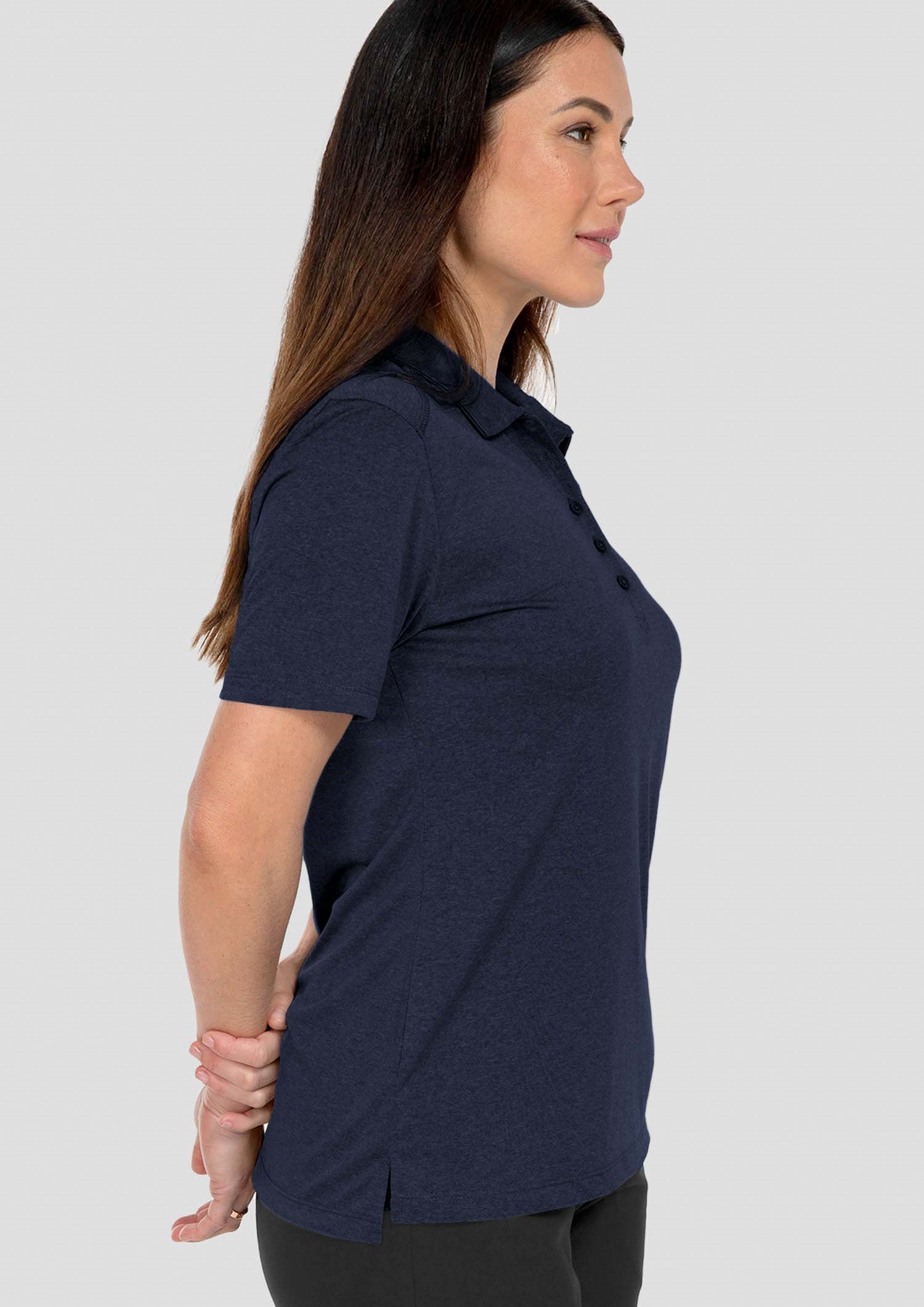 Aero Women's Polo - navy