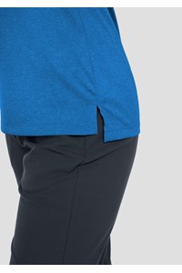 Aero Women's Polo - electric blue