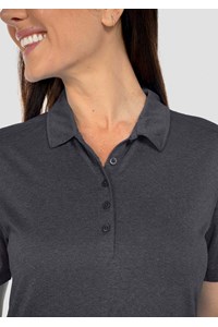 Aero Women's Polo - charcoal