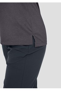 Aero Women's Polo - charcoal