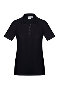 Aero Women's Polo - black