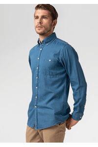 Dylan Men's Long Sleeve Shirt - blue