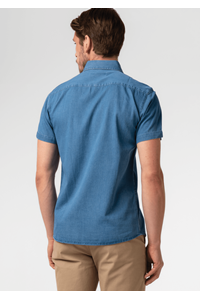 Dylan Men's Short Sleeve Shirt - blue