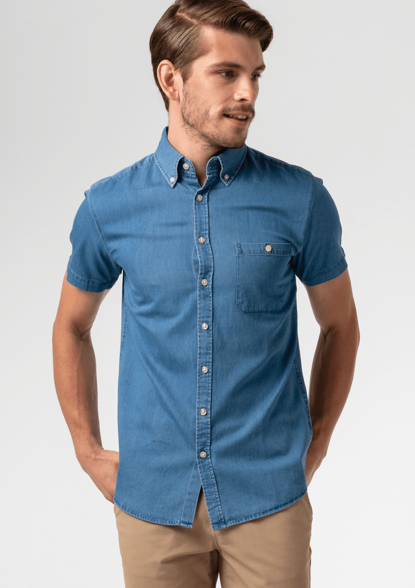 ShirtsDylan Men's S/S Denim Shirt