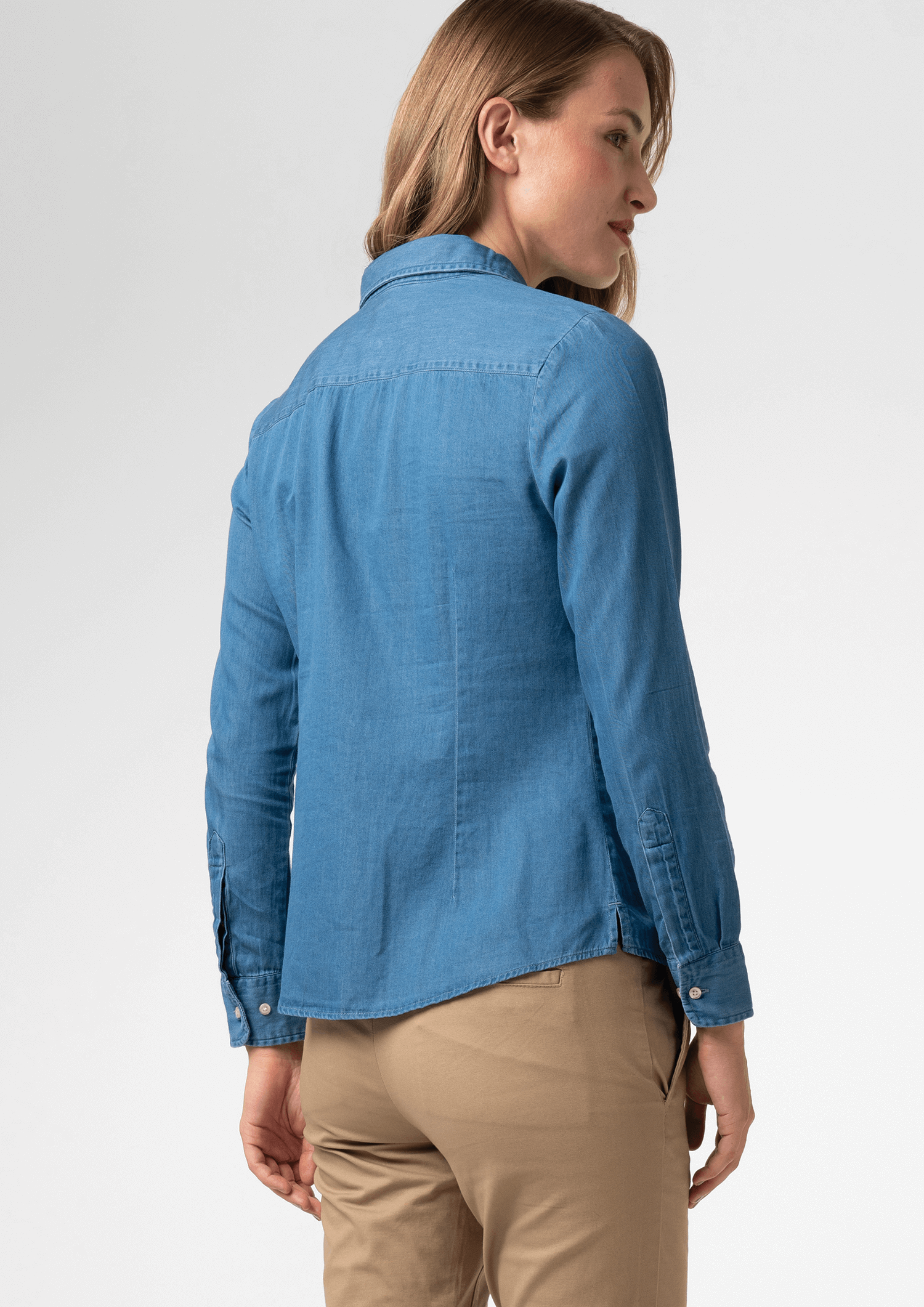 Dylan Women's Long Sleeve Shirt - blue