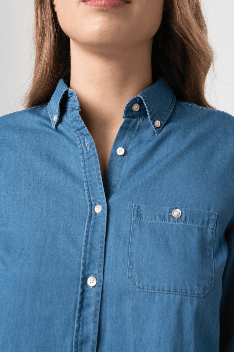 Dylan Women's Long Sleeve Shirt - blue