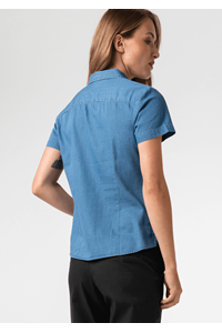 Dylan Women's Short Sleeve Shirt - blue