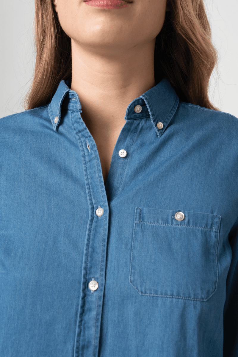 Dylan Women's Short Sleeve Shirt - blue