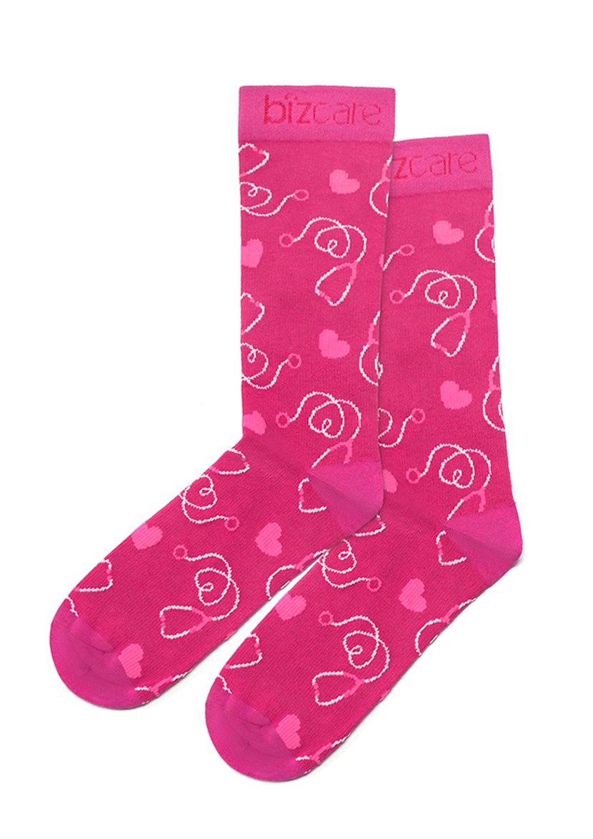 Happy Feet Unisex Comfort Socks - pink